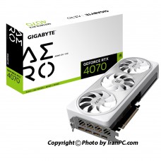 کارت گرافیک گیگابایت مدل RTX 4070 AERO OC 12GB D6 