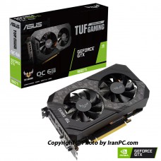 کارت گرافیک ایسوس مدل GTX 1660Ti TUF EVO OC 6GB D6 